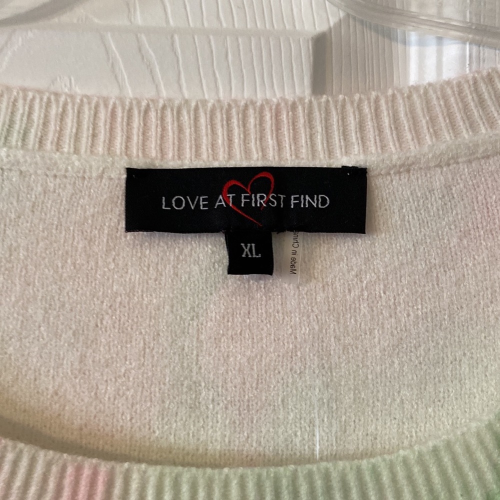 Love at first find sweater size XL brand new with tags very soft - Picture 2 of 12